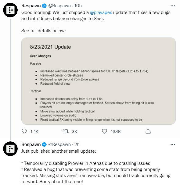 《Apex英雄》更新更新檔 新英雄先知Seer被削