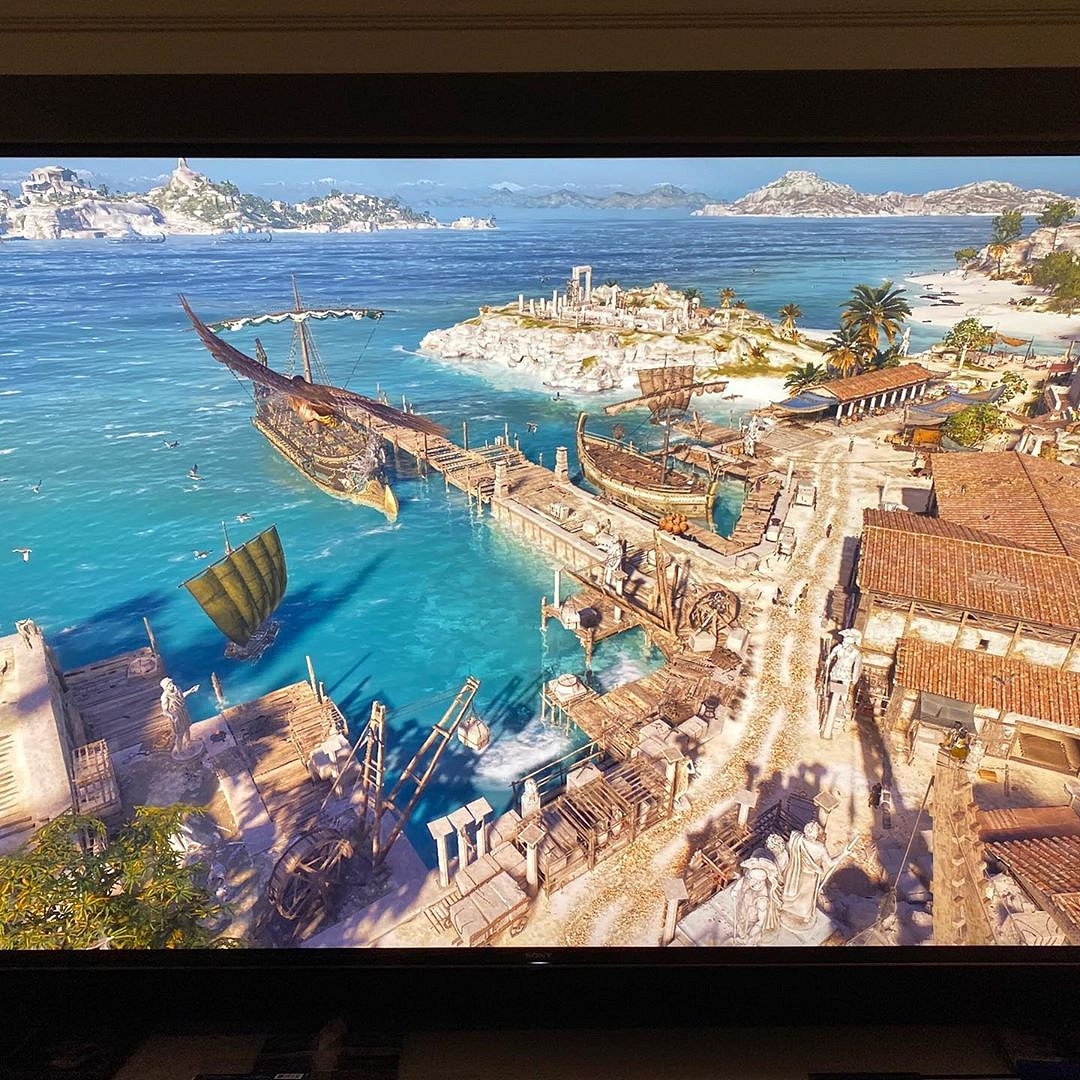 溫子仁ins曬遊戲生活 重遊《刺客教條:奧德賽》 溫子仁ins曬遊戲生活 重遊《刺客教條:奧德賽》