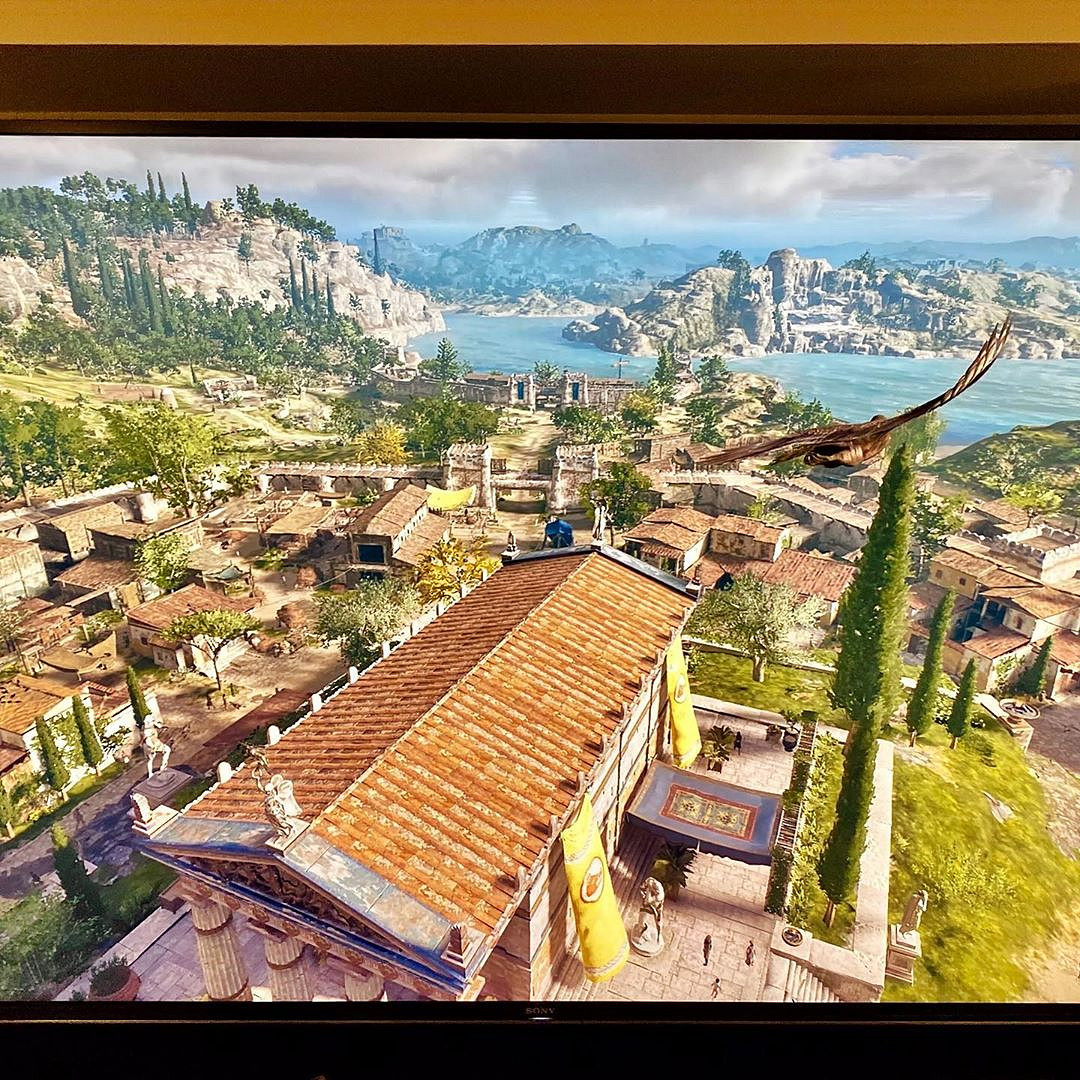 溫子仁ins曬遊戲生活 重遊《刺客教條:奧德賽》 溫子仁ins曬遊戲生活 重遊《刺客教條:奧德賽》