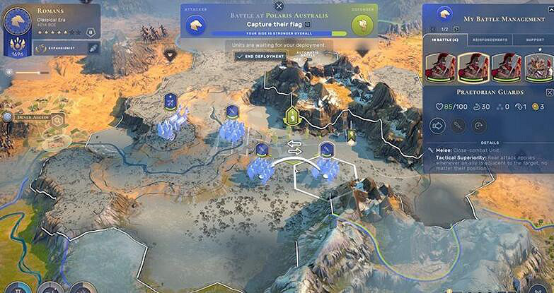 《人類》Humankind戰鬥怎麽部署？戰鬥部署操作介紹