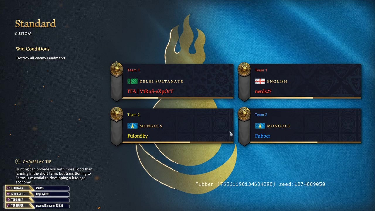 《世紀帝國4》內測影片洩露 遊戲UI及蒙古國展示 《世紀帝國4》內測影片洩露 遊戲UI及蒙古國展示