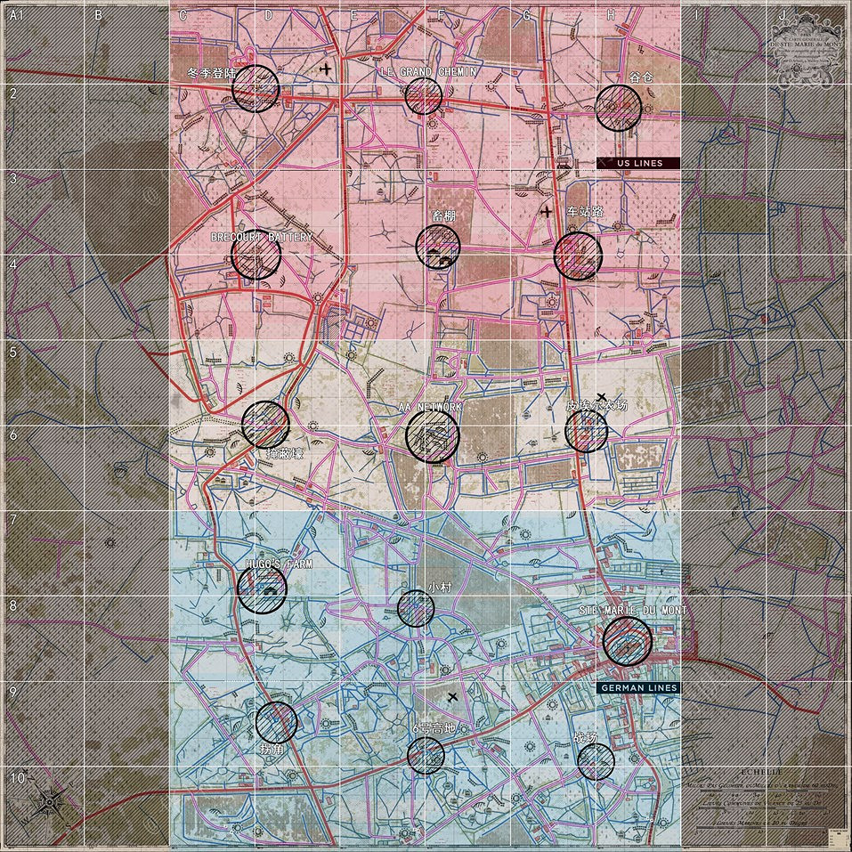《集火地獄》全戰役高清地圖一覽 《集火地獄》全戰役高清地圖一覽