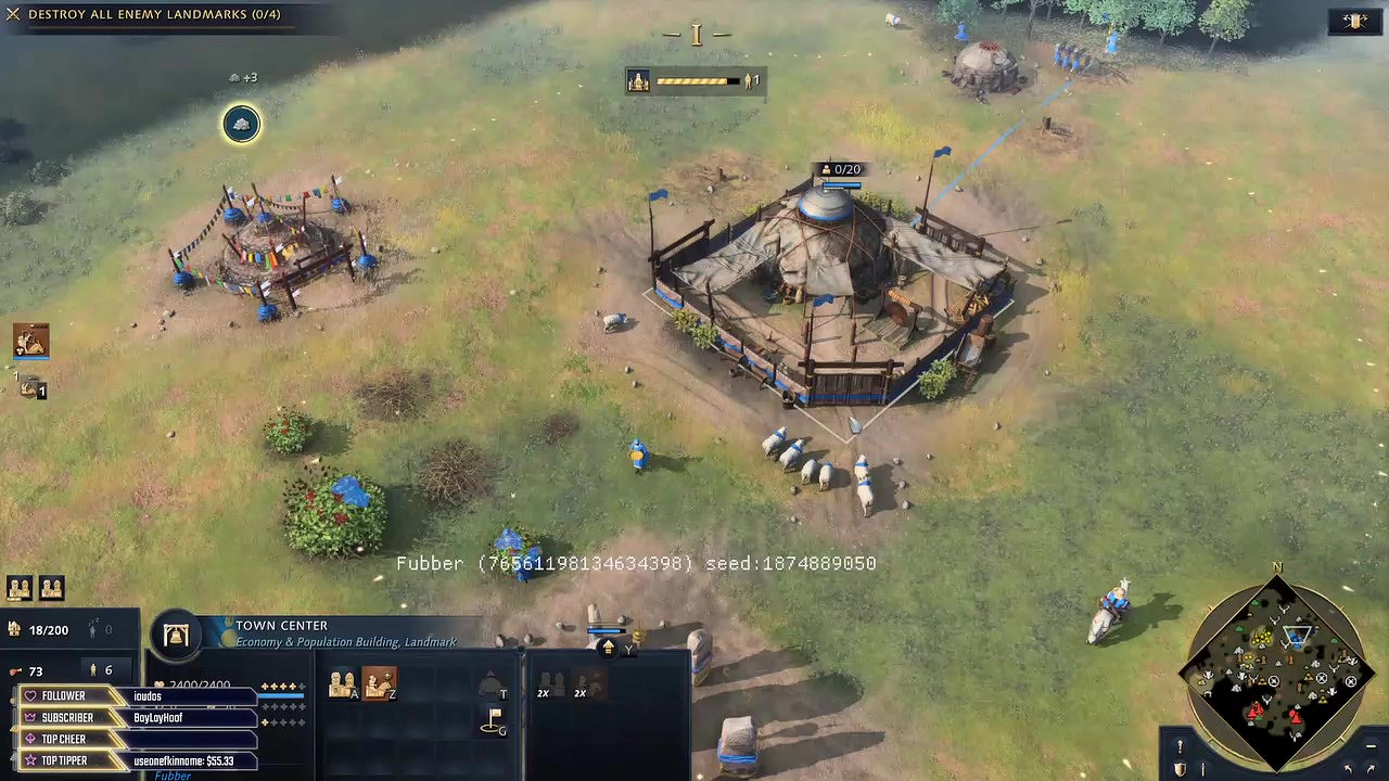 《世紀帝國4》內測影片洩露 遊戲UI及蒙古國展示 《世紀帝國4》內測影片洩露 遊戲UI及蒙古國展示