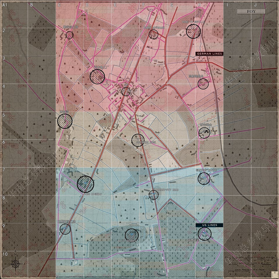 《集火地獄》全戰役高清地圖一覽 《集火地獄》全戰役高清地圖一覽