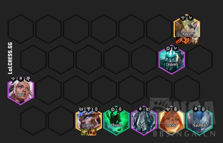 《聯盟戰棋》11.16版4騎士德萊文天使陣容