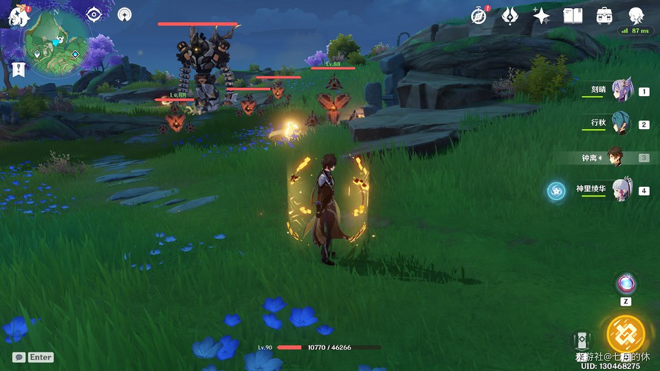 《原神》遺跡機兵與藏鏡侍女討伐路線