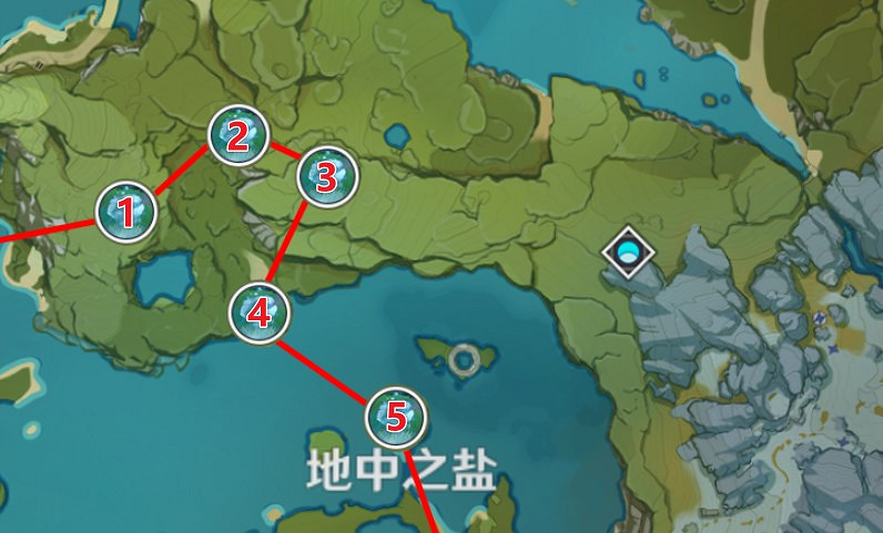 《原神》全地脈花點位及怪物解析