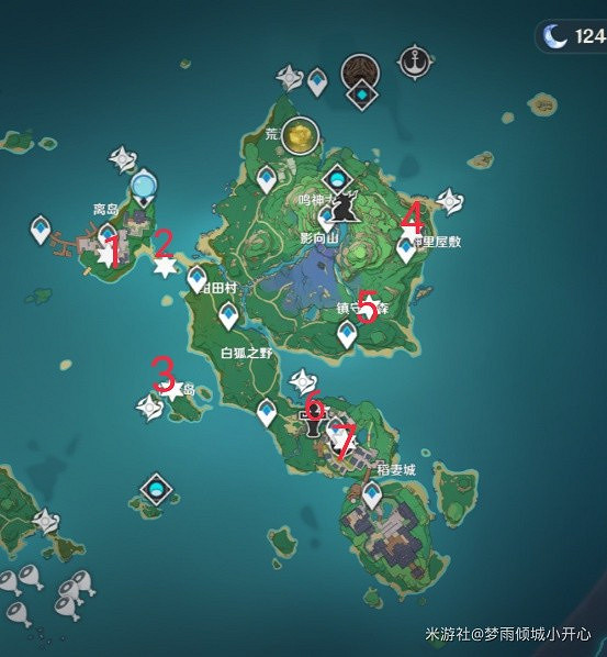 《原神》稻妻區域食譜收集教學