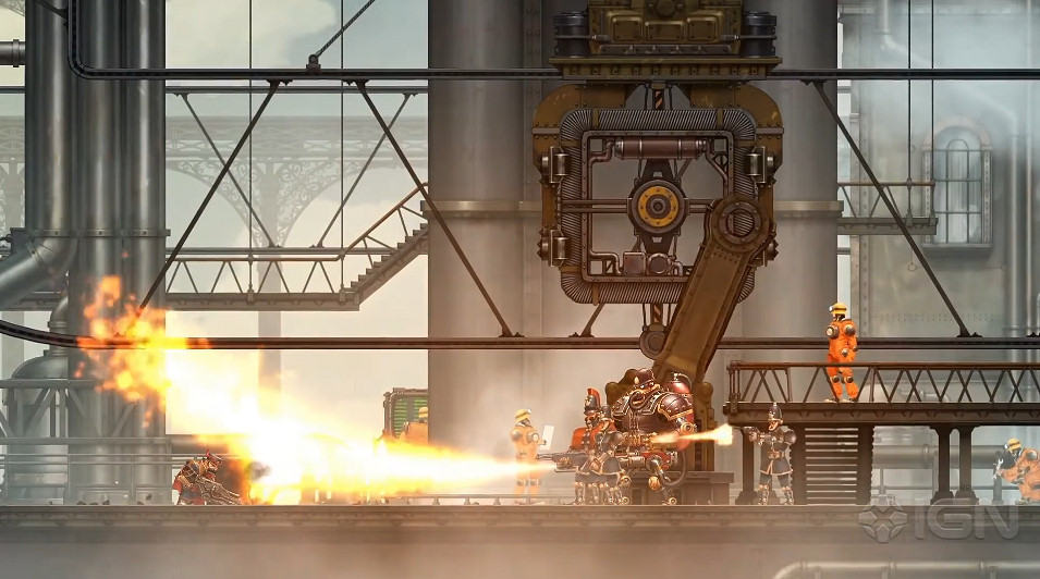 蒸汽朋克2D橫板射擊《納賽爾：人類之子》劇情宣傳片