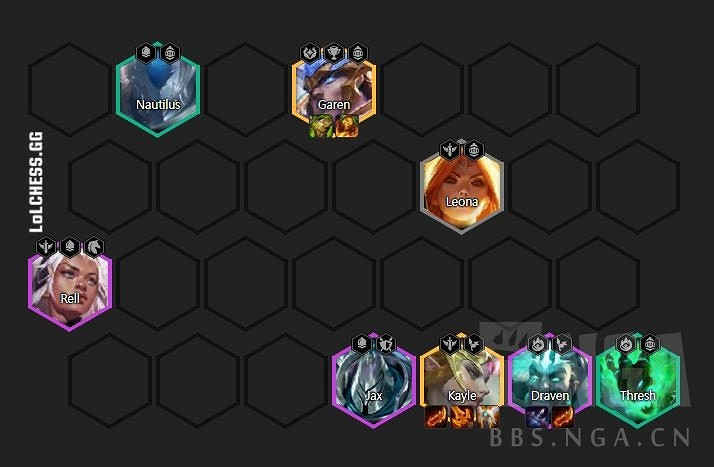 《聯盟戰棋》11.16版4騎士德萊文天使陣容