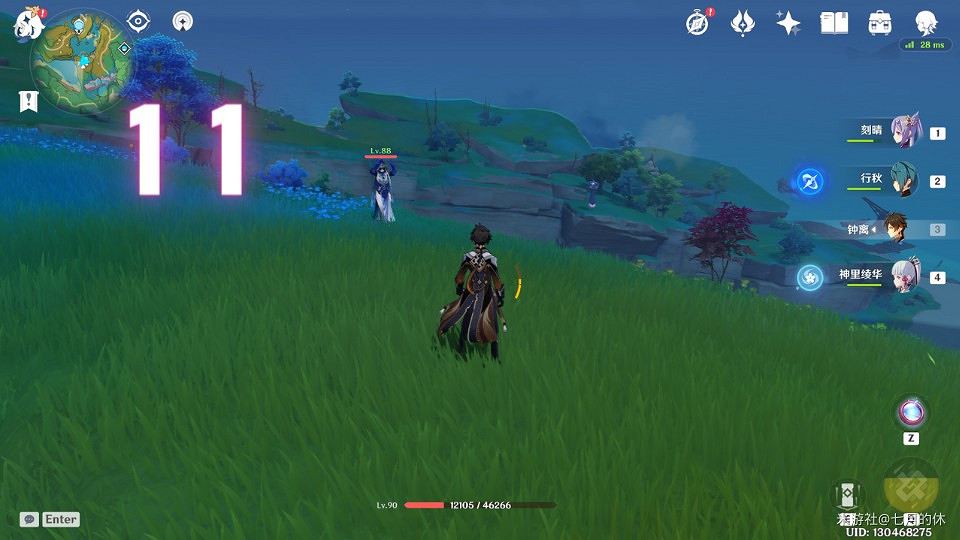 《原神》遺跡機兵與藏鏡侍女討伐路線