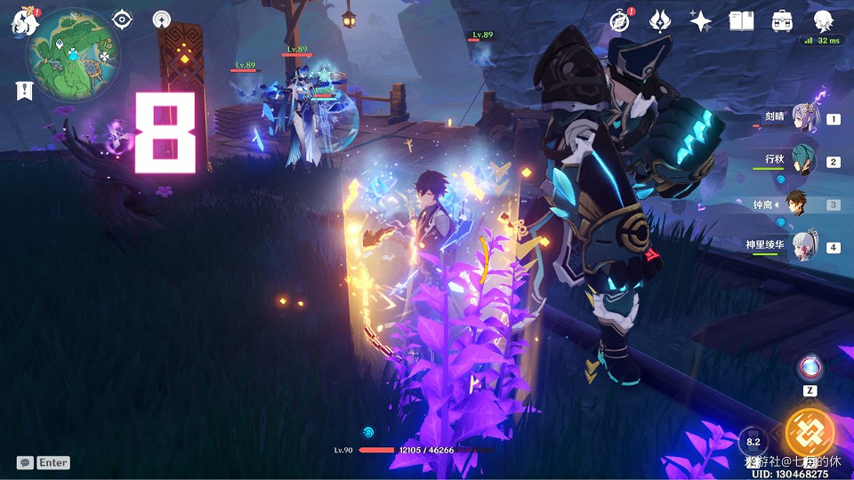 《原神》遺跡機兵與藏鏡侍女討伐路線