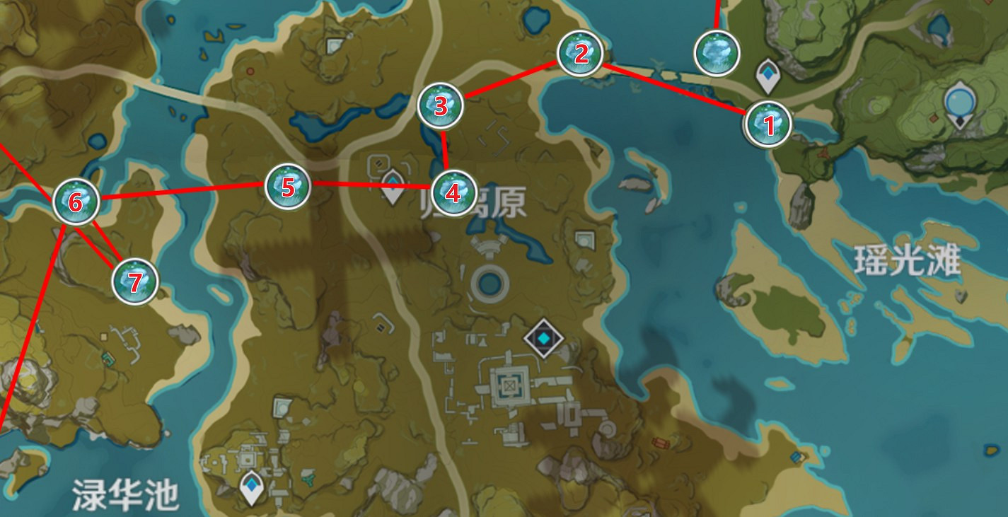 《原神》全地脈花點位及怪物解析