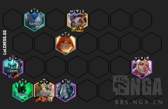 《聯盟戰棋》11.16版4騎士德萊文天使陣容