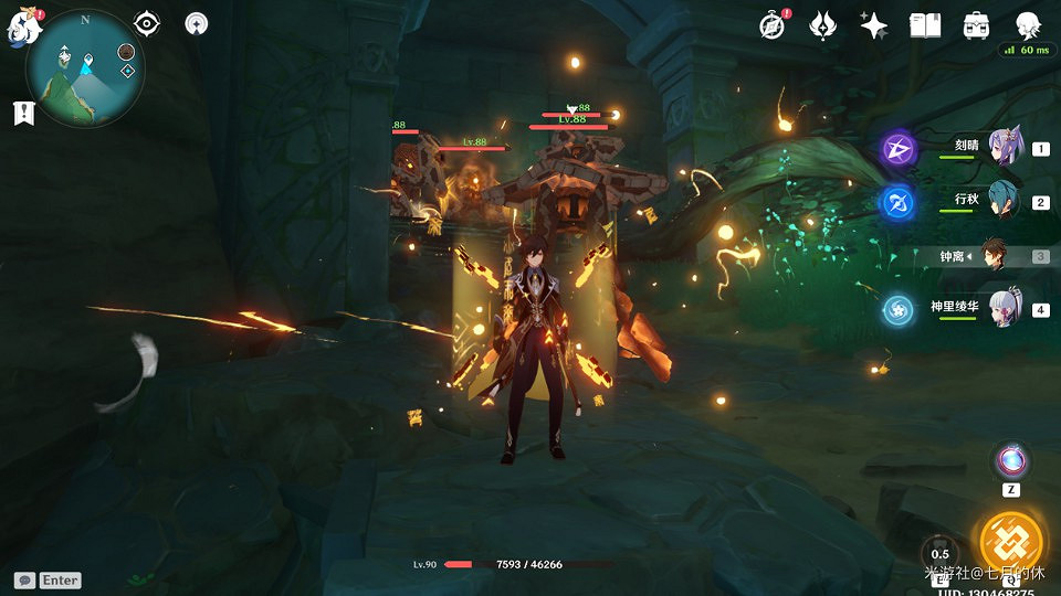 《原神》遺跡機兵與藏鏡侍女討伐路線