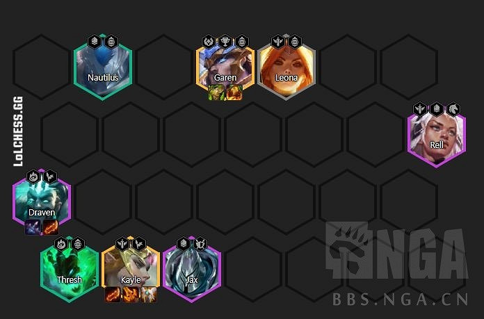 《聯盟戰棋》11.16版4騎士德萊文天使陣容