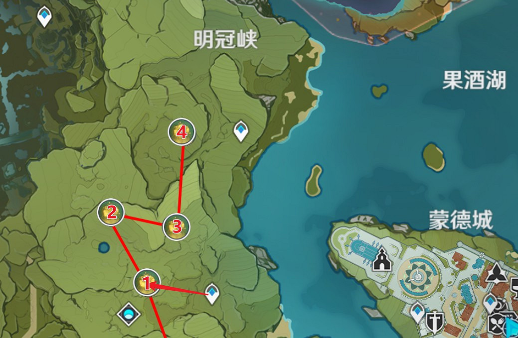 《原神》全地脈花點位及怪物解析