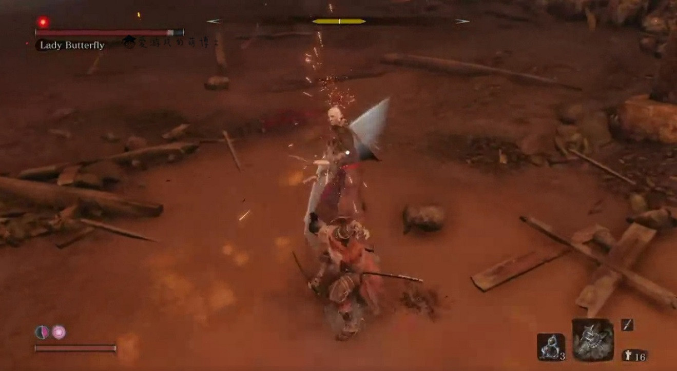 《隻狼暗影雙死》蝴蝶夫人邪道打法 蝴蝶夫人怎麽殺死