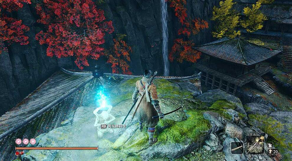 《隻狼暗影雙死》京城水在哪裡 霧鴉+京城水+神龍舞樂面具等道具位置