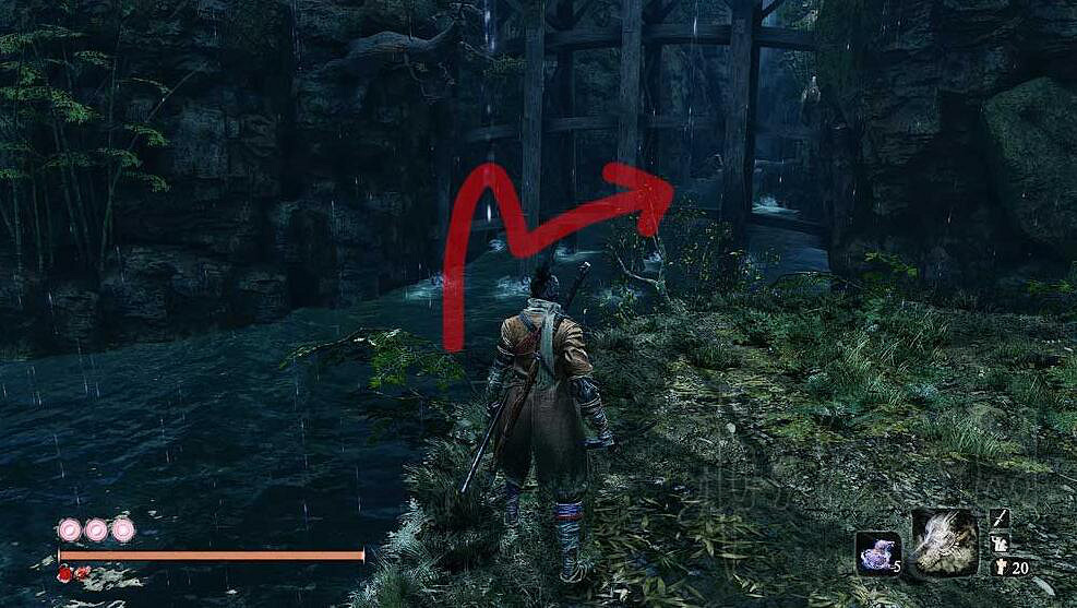 《隻狼暗影雙死》京城水在哪裡 霧鴉+京城水+神龍舞樂面具等道具位置