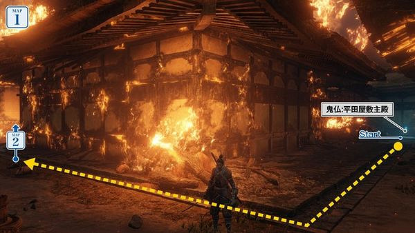 《隻狼暗影雙死》平田宅邸回廊怎麽過關？ 平田宅邸玩法路線分享