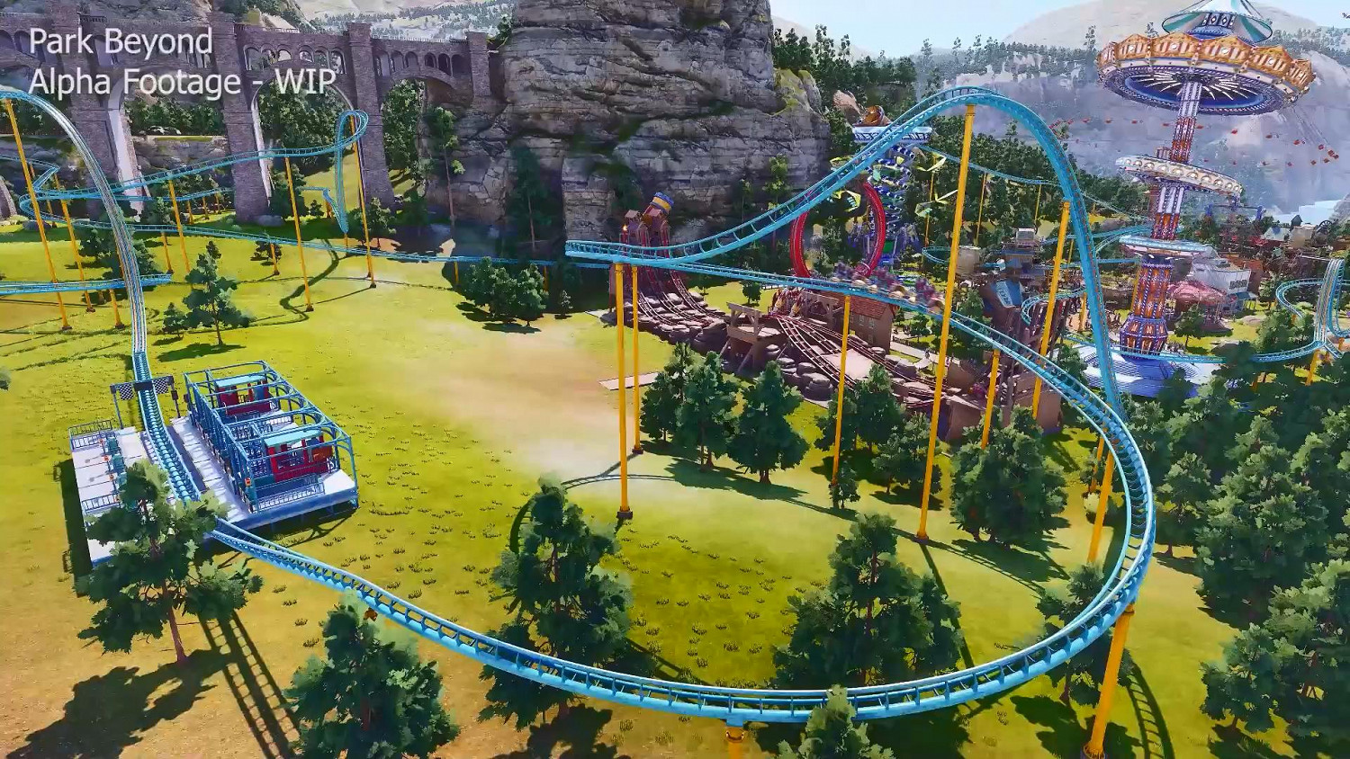 萬代南夢宮新作《Park Beyond》實機試玩影片 模擬過山車建造 萬代南夢宮新作《Park Beyond》實機試玩影片 模擬過山車建造