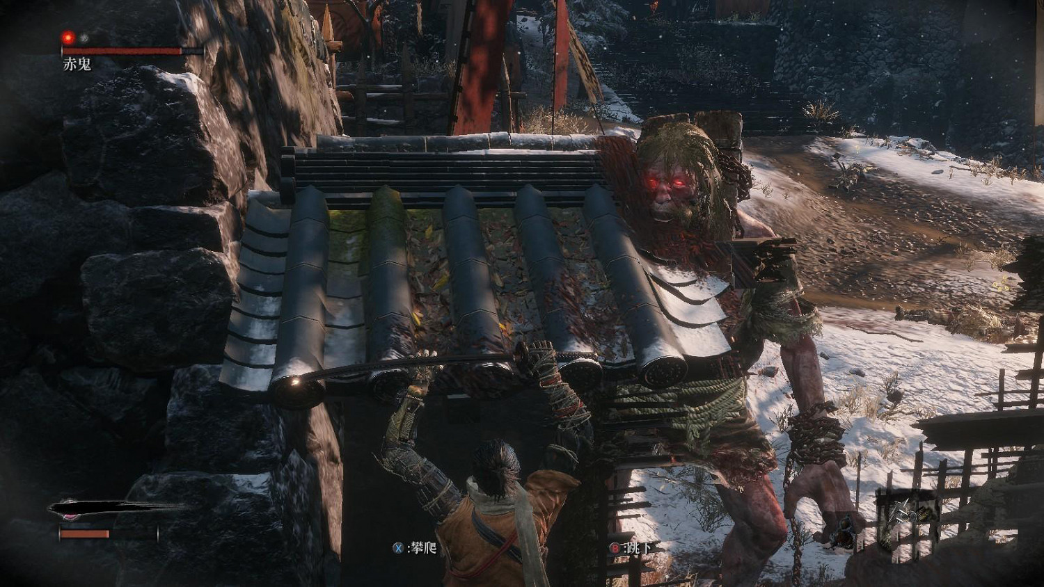 《隻狼暗影雙死》赤鬼卡BUG打法教學 怎麽無傷打赤鬼