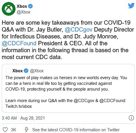 Xbox生態環境也在反擊COVID-19疫苗的錯誤訊息