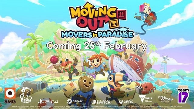 《胡鬧搬家》DLC“Movers in Paradise”本月推出 《胡鬧搬家》DLC“Movers in Paradise”本月推出