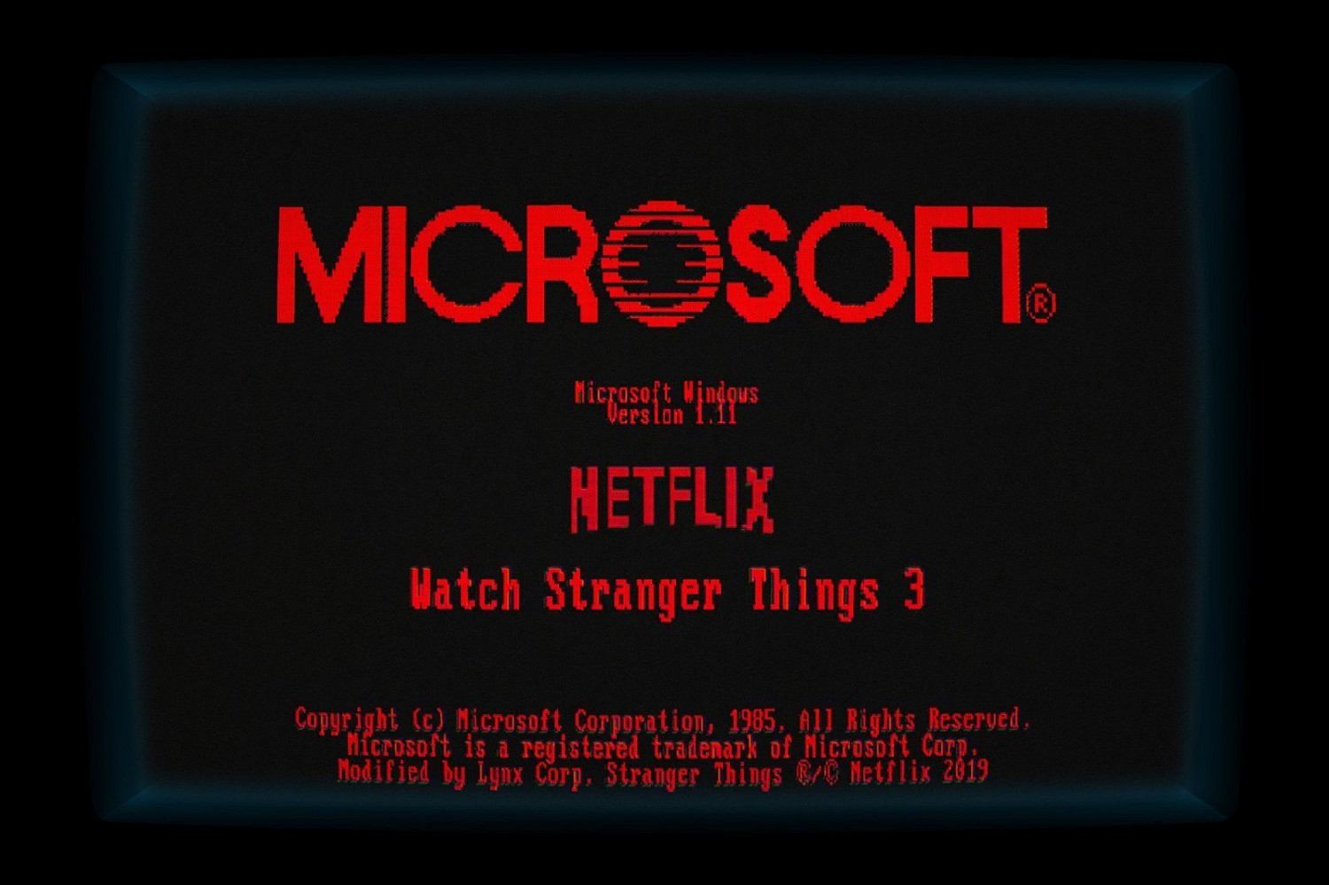 《怪奇物語》第三季驚喜連動 Windows 1.0重出江湖