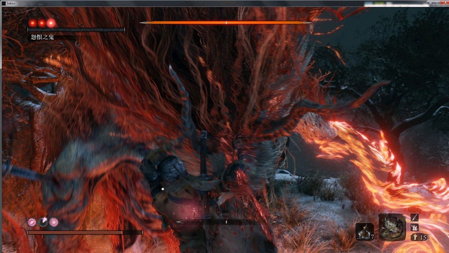 《隻狼暗影雙死》怨念之鬼在哪 怨恨之鬼觸發位置+打法展示