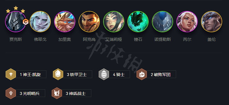 《聯盟戰棋》S5.5鐵甲神盾騎陣容搭配