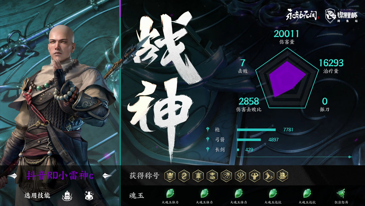 永劫無間《錦鯉杯》網魚站總決賽:鬥魚Moke領頭羊單排奪冠,R.D問鼎三排 永劫無間《錦鯉杯》網魚站總決賽:鬥魚Moke領頭羊單排奪冠,R.D問鼎三排