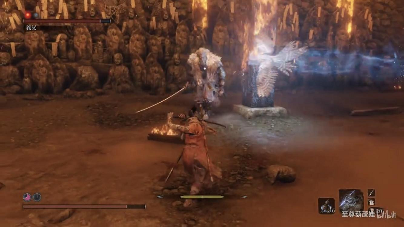 《隻狼暗影雙死》梟打法教學 巨型忍者梟怎麽打