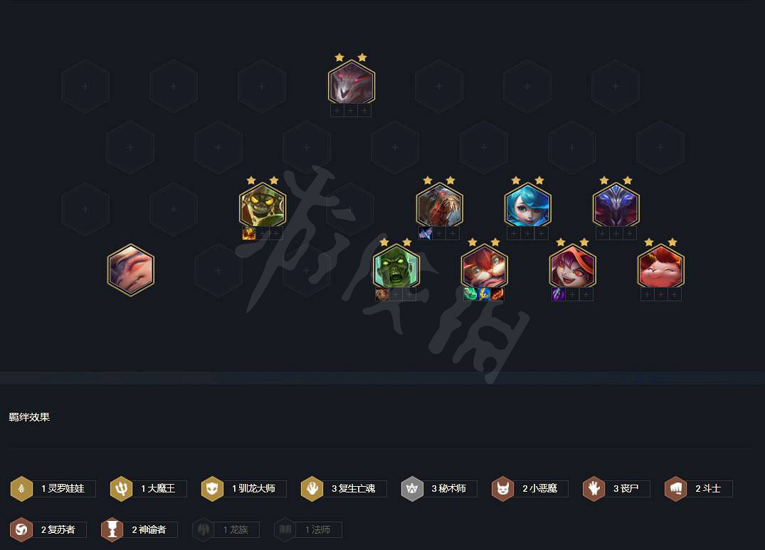 《聯盟戰棋》喪屍拚五陣容思路指南