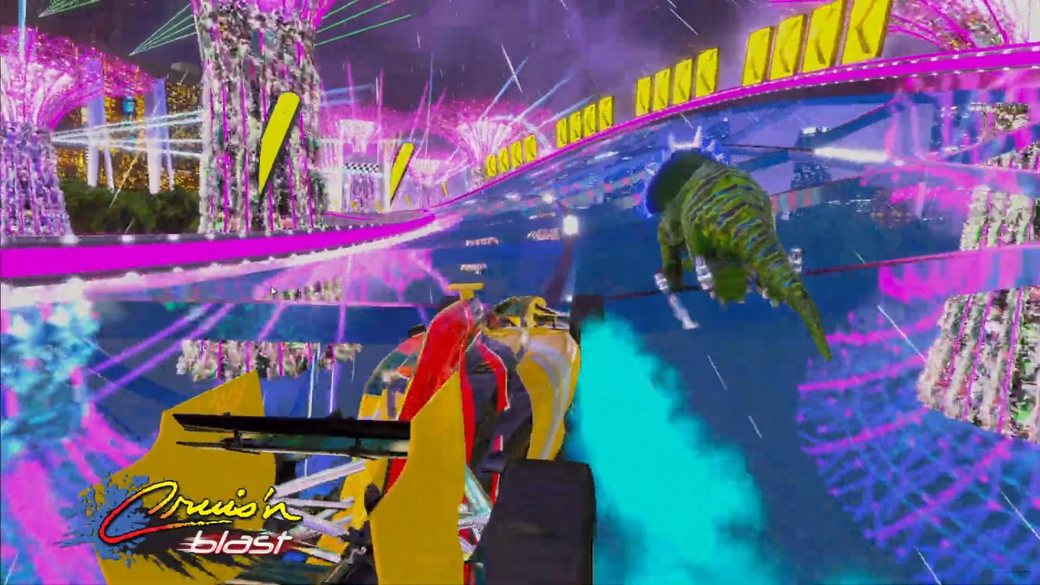 《Cruis'n Blast》發布載具預告 竟可駕駛獨角獸恐龍 《Cruis'n Blast》發布載具預告 竟可駕駛獨角獸恐龍