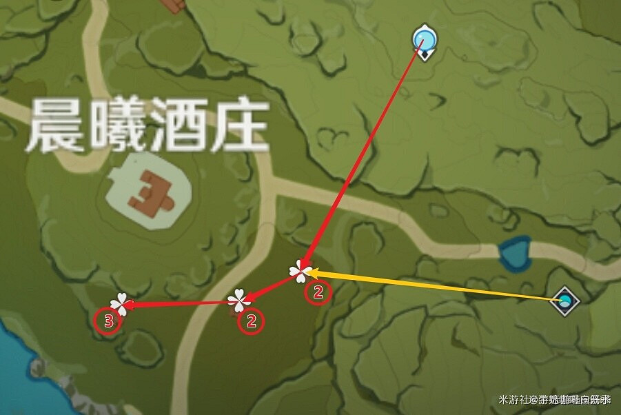 《原神》蒙德區域慕風蘑菇採集點位 《原神》蒙德區域慕風蘑菇採集點位