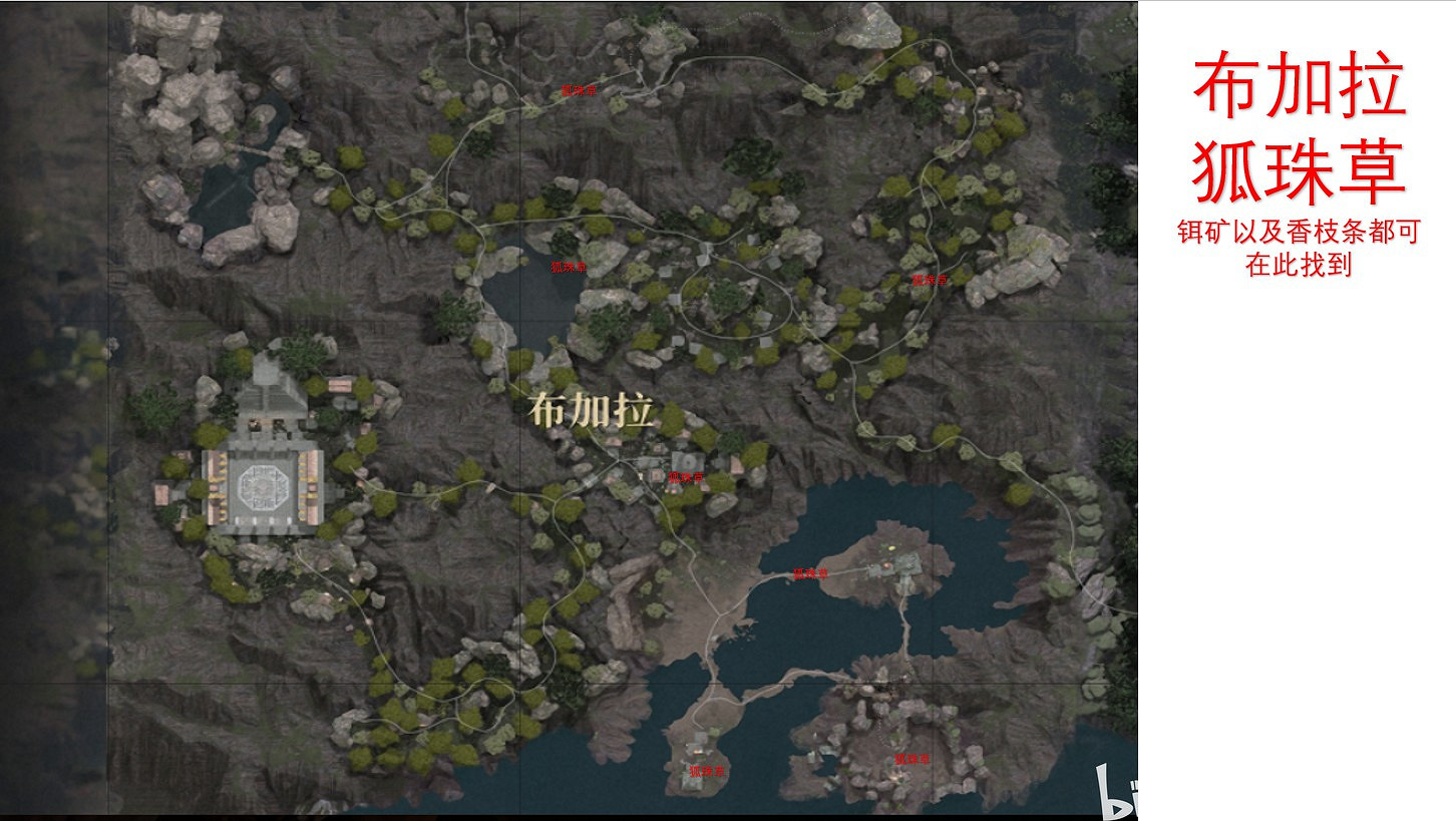 《神祐釋放》各地區採集地點標注 《神祐釋放》各地區採集地點標注