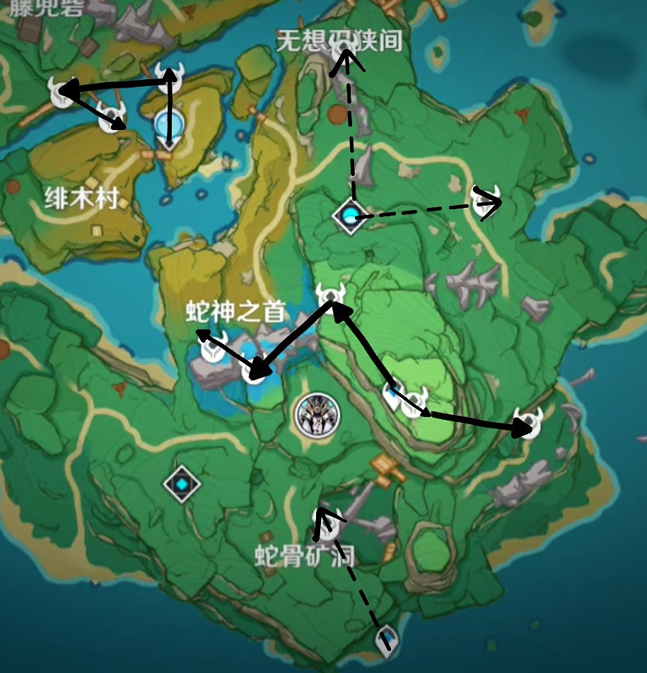 《原神》鬼兜蟲收集路線規劃 《原神》鬼兜蟲收集路線規劃