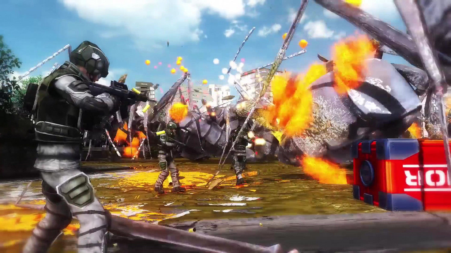 《地球防衛軍5》英文版預告 巨型昆蟲遍布依然無厘頭