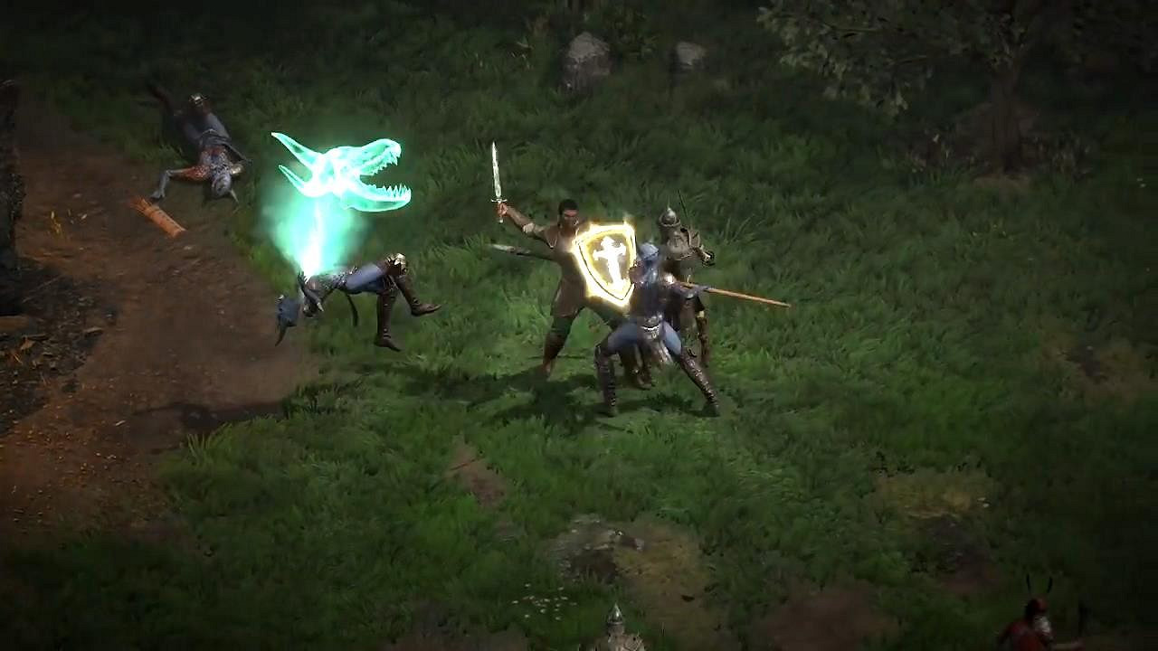 《暗黑破壞神2：重製版》聖騎士預告 神聖戰士掃蕩惡魔