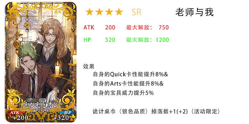 FGO白色情人節活動禮裝屬性一覽 FateGO白情新增禮裝實用度簡評