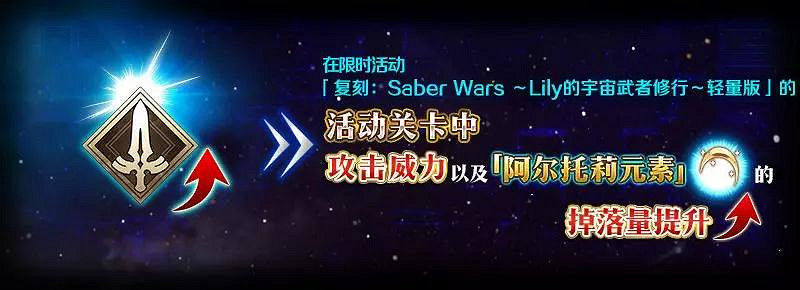 FGO星戰復刻呆毛有什麽用 中國伺服器星戰復刻活動阿爾托莉元素獲取攻略