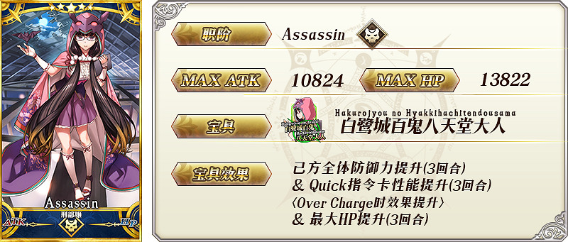 《FGO》FR連動預熱卡池怎麽樣 吉娜可刑部姬值不值得抽