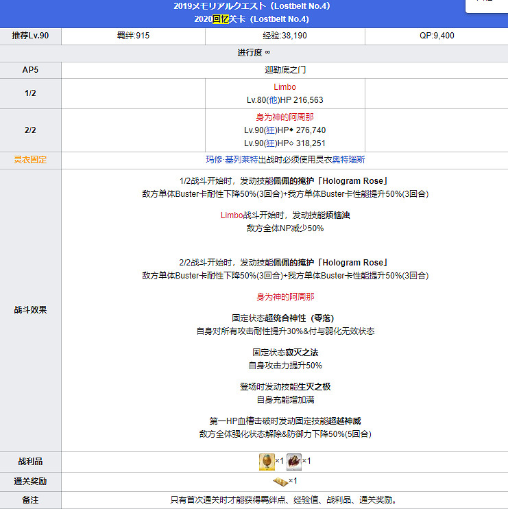 《FGO》五周年回憶關卡怎麽打 五周年回憶本配置一覽 《FGO》五周年回憶關卡怎麽打 五周年回憶本配置一覽