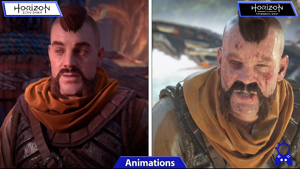 《地平線:西部禁域》前作對比影片 新作細節大提升 《地平線:西部禁域》前作對比影片 新作細節大提升