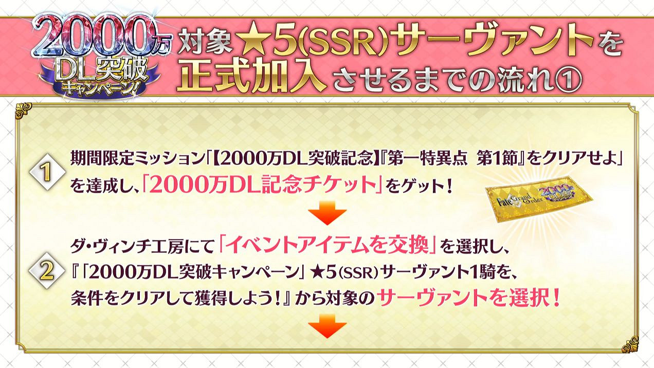 《FGO》2000萬DL自選五星活動介紹 可自選五星從者一覽 《FGO》2000萬DL自選五星活動介紹 可自選五星從者一覽
