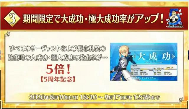《FGO》五周年活動福利彙總 日服5周年活動獎勵一覽 《FGO》五周年活動福利彙總 日服5周年活動獎勵一覽