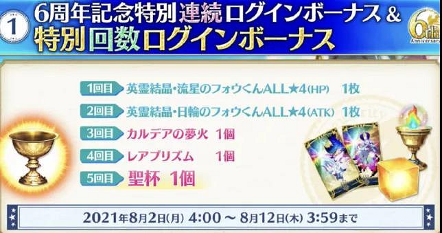 《FGO》六周年送多少石頭 六周年福利活動彙總 《FGO》六周年送多少石頭 六周年福利活動彙總