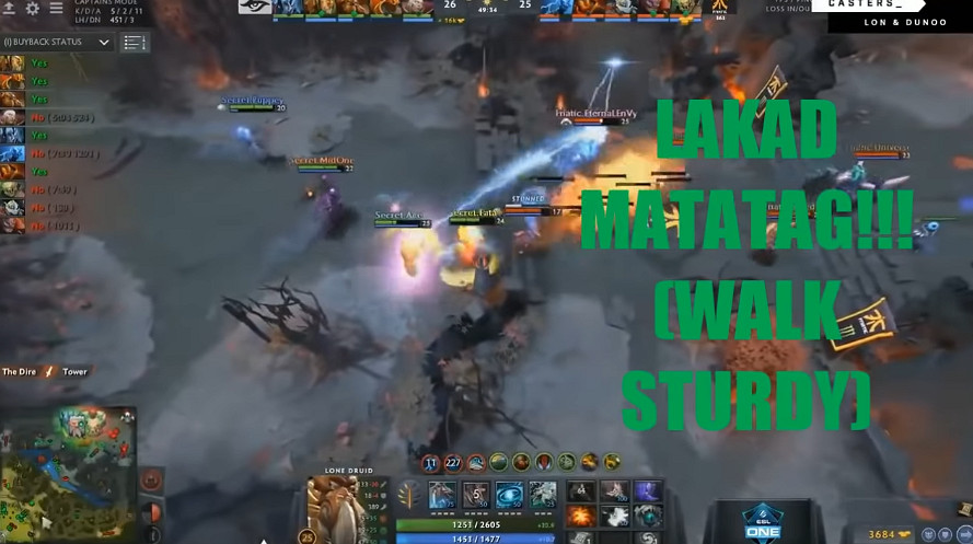 Dota菲律賓解說疫情去世 V社添加語音獎勵紀念